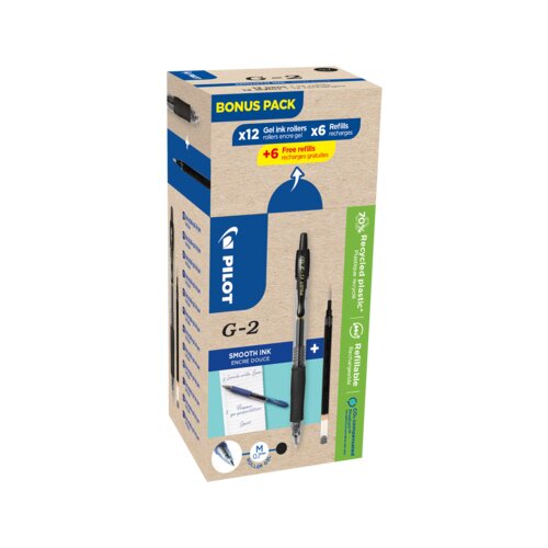 PILOT Gelschreiber G2-7 12 St./Pack.