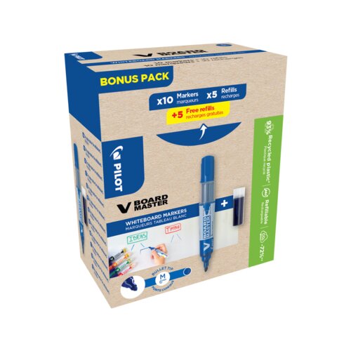 PILOT Whiteboard-/Flipchartmarker V-Board Master BeGreen
