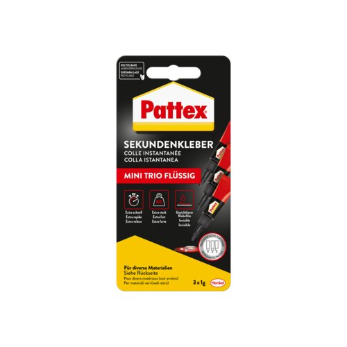 Pattex Sekundenkleber MINI TRIO