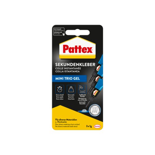 Pattex Sekundenkleber Ultra Gel MINI TRIO