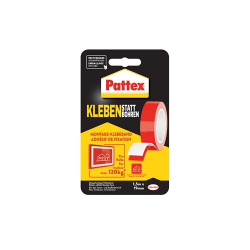 Pattex Montageklebeband Kleben statt Bohren