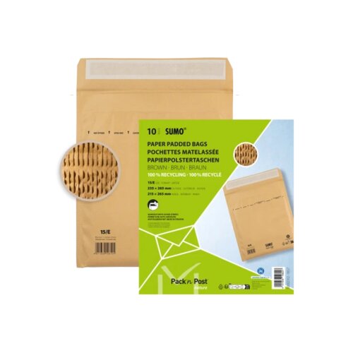 SUMO Papierpolstertasche E 10 St./Pack.