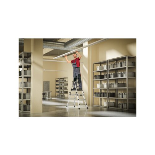 Hailo Teleskopleiter D100 TL TopLine max. Arbeitshöhe 2,87 m