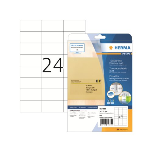 HERMA Folienetikett 70 x 37 mm (B x H)