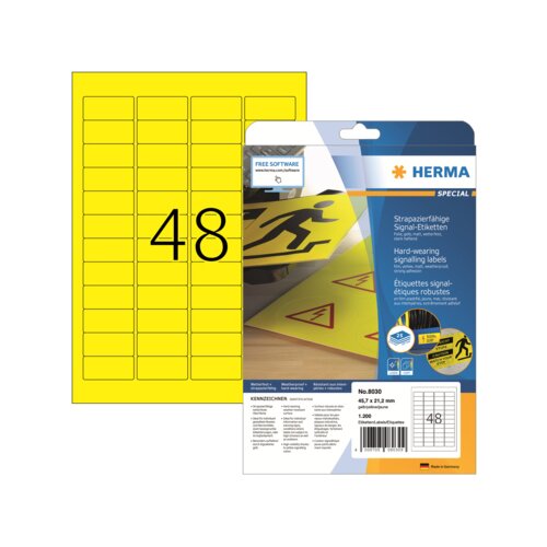 HERMA Folienetikett 45,7 x 21,2 mm (B x H)