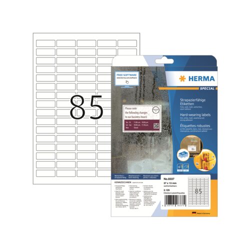 HERMA Folienetikett SPECIAL 37 x 13 mm (B x H)