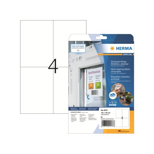 HERMA Folienetikett SPECIAL 105 x 148 mm (B x H)
