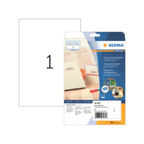 HERMA Folienetikett SPECIAL 210 x 297 mm (B x H)