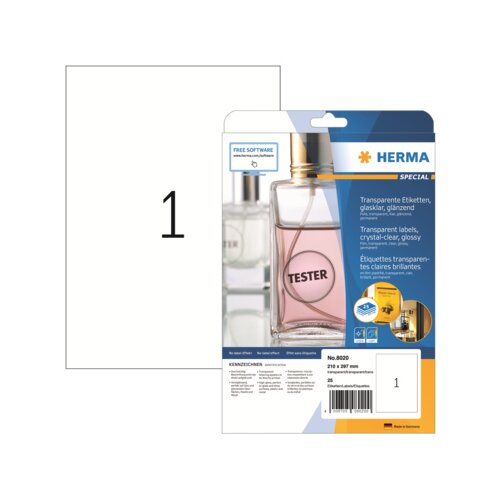 HERMA Folienetikett SPECIAL 210 x 297 mm (B x H)