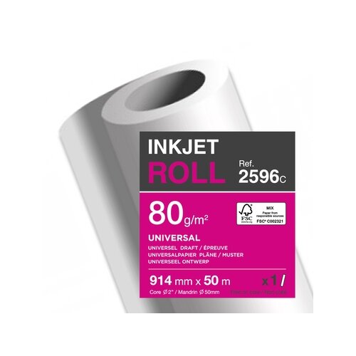 Clairefontaine Inkjetplotterpapier Inkjet Universal 80 g/m²