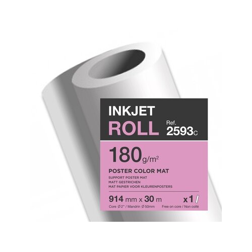Clairefontaine Inkjetplotterpapier POSTER COLOR MATT 180 g/m²
