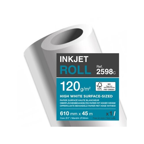 Clairefontaine Inkjetplotterpapier LIGHT COATED 120 g/m²