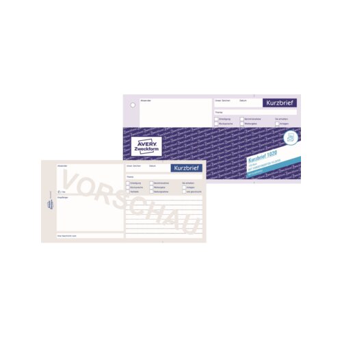 Avery Zweckform Kurzbrief 1020