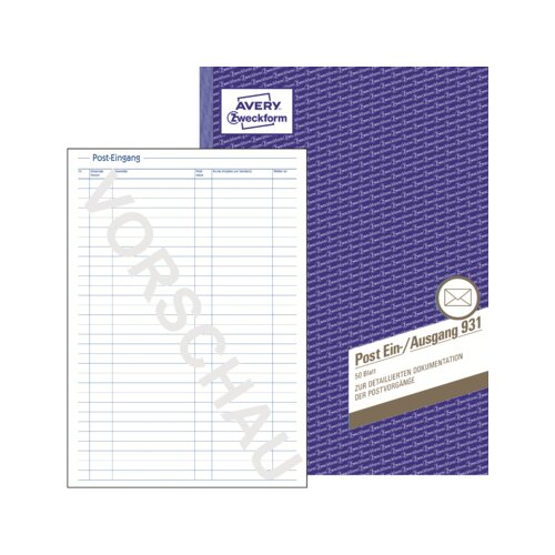 Avery Zweckform Postein-/Postausgang 931