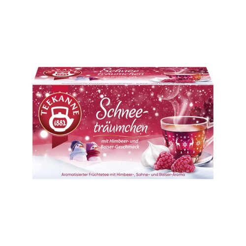 Teekanne Tee Schneeträumchen