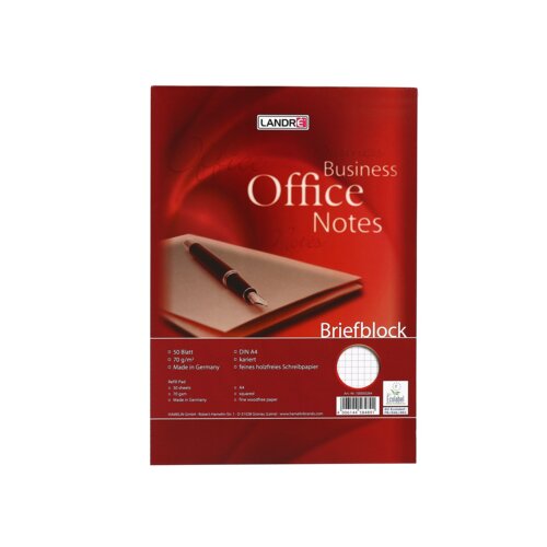 Landré Briefblock Business Office Notes DIN A4
