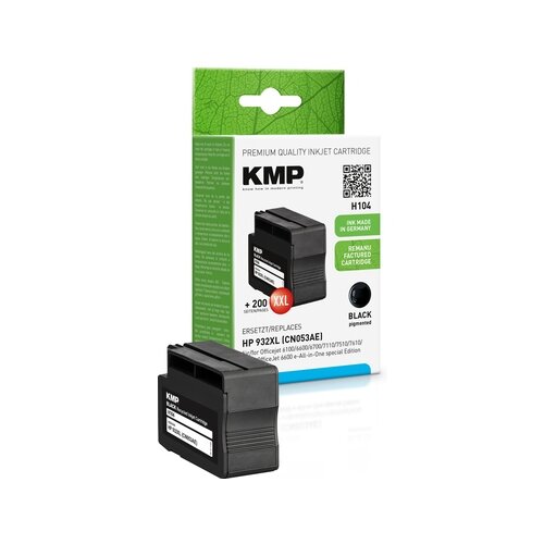 KMP Tintenpatrone Kompatibel mit HP 932XL schwarz