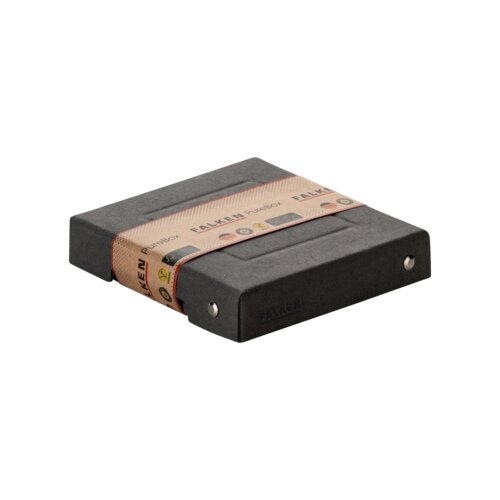 Falken Aufbewahrungsbox PureBox Black 13 x 2,5 x 13 cm (B x H x T)