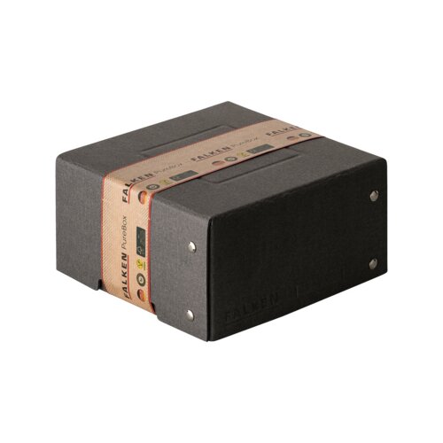 Falken Aufbewahrungsbox PureBox Black 16 x 8,5 x 16 cm (B x H x T)