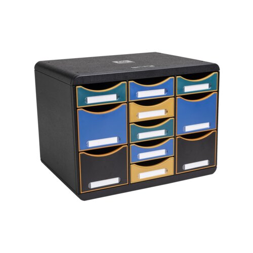 Exacompta Schubladenbox STORE-BOX Multi Neo Deco schwarz
