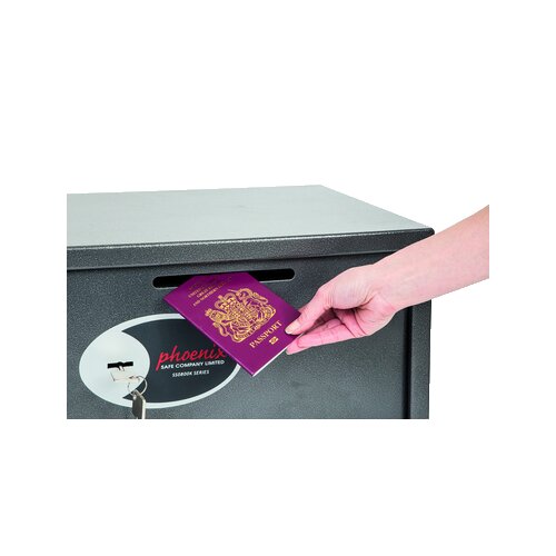 Phoenix Tresor Vela Deposit Home & Office Doppelbartschloss 10 l