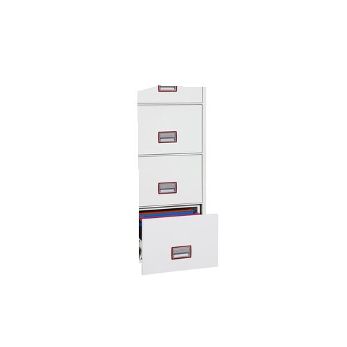 Phoenix Hängeregistraturschrank World Class Vertical Fire File Elektroschloss 4 Hängeregistraturen
