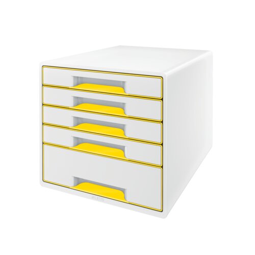 Leitz Schubladenbox WOW CUBE 5 Schubladen