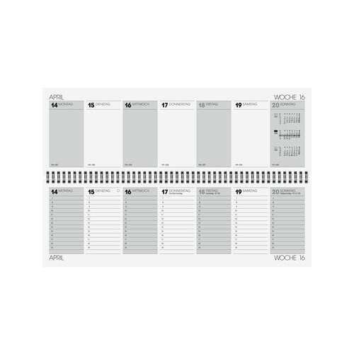 Glocken Querkalender 2025
