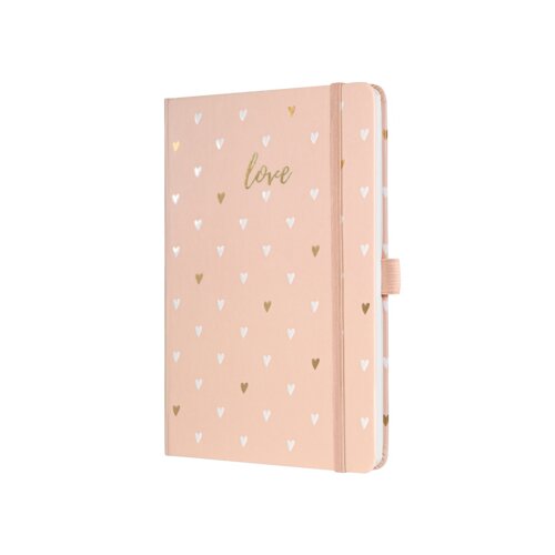 SIGEL Notizbuch Jolie liniert DIN A5 Rose Love