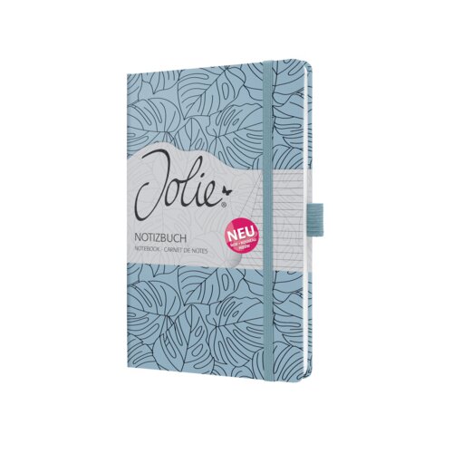 SIGEL Notizbuch Jolie liniert DIN A5 Blue Monstera
