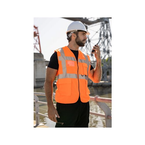 korntex Warnweste Hamburg Comfort fit signal-orange