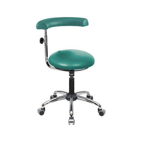 meychair Sitzhocker A20 mit Rollen ca. 48-61 cm türkis
