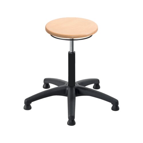 meychair Sitzhocker Assistant Basic mit Gleiter Holz