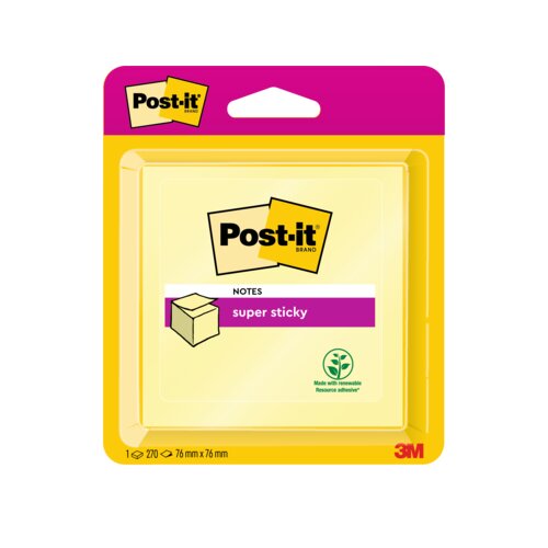 Post-it® Haftnotizwürfel Super Sticky