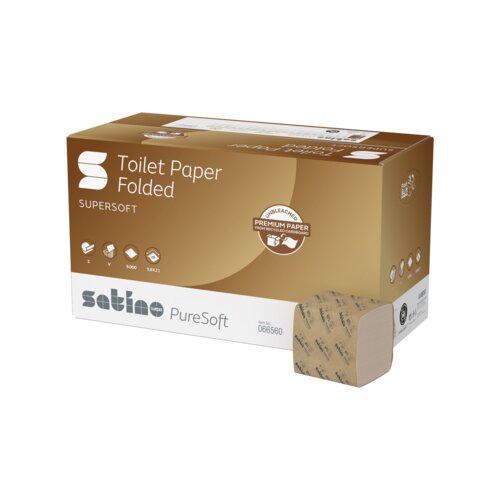 Satino by WEPA Toilettenpapier PureSoft Einzelblatt