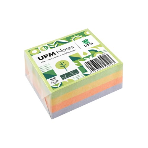 UPM Notes Haftnotiz Spring 75 x 75 mm (B x H) 400 Bl.