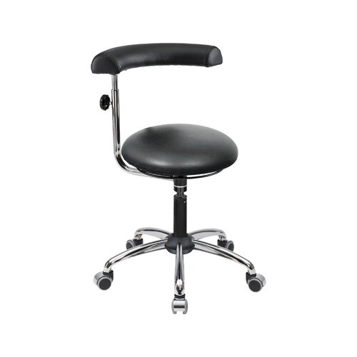 meychair Sitzhocker A20 mit Rollen ca. 48-61 cm schwarz