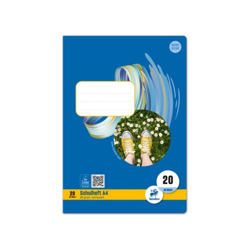 Staufen Schulheft Style DIN A4 blanko Lineatur 20 16 Bl.