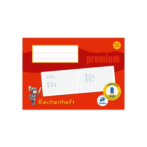 Staufen Rechenlernheft Premium DIN A5 quer Lineatur R