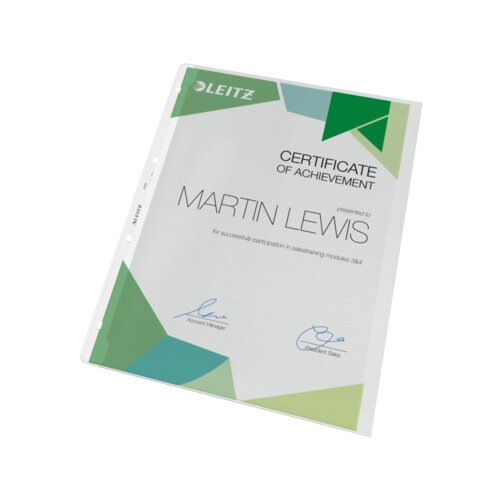 Leitz Prospekthülle DIN A4 130 µm 100 St./Pack.