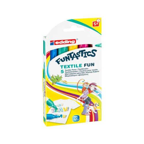 edding Textilmarker 17 FUNTASTICS 5 St./Pack.
