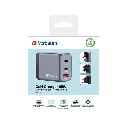 Verbatim Ladegerät Kommunikationstechnik GNC-65 65 W