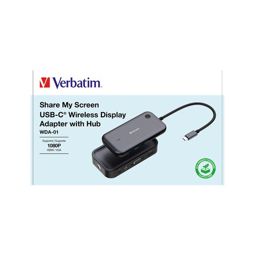Verbatim USB-Hub Share my Screen WDA-01 Full HD