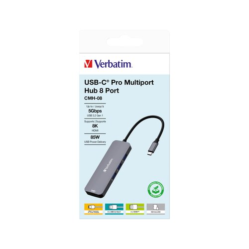 Verbatim USB-Hub CMH-08 85 W