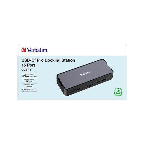 Verbatim Dockingstation CDS-15 100 W
