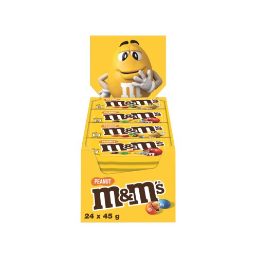 M&M'S® Schokolade 24 x 45 g/Pack. Peanut