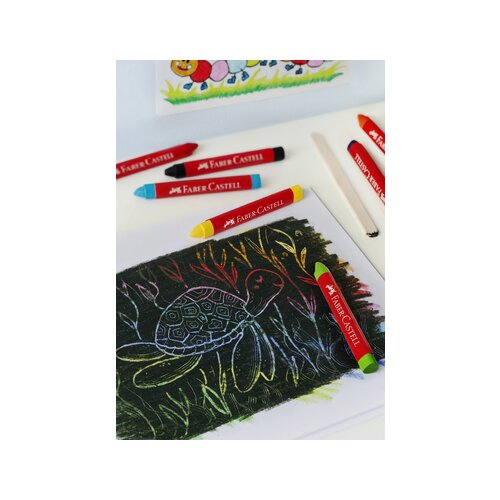 Faber-Castell Wachsmalstift Jumbo 12 St./Pack.