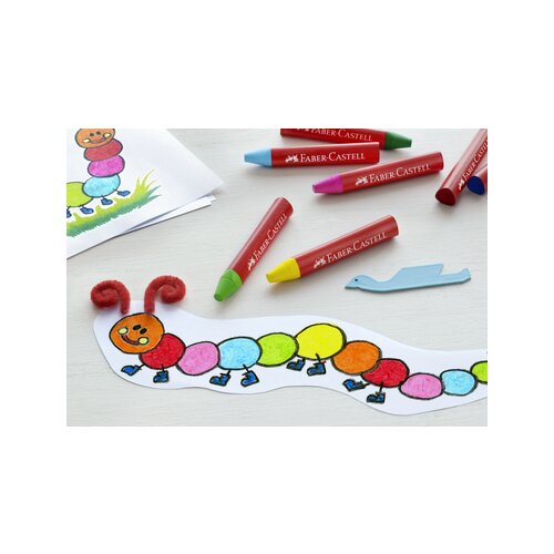 Faber-Castell Wachsmalstift Jumbo 12 St./Pack.
