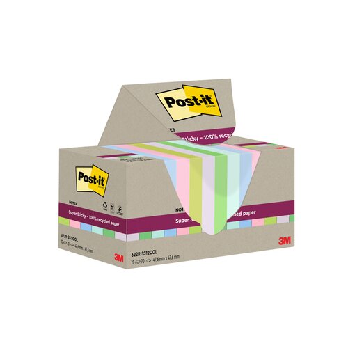 Post-it® Haftnotiz Super Sticky Recycling Notes 47,6 x 47,6 cm (B x H)