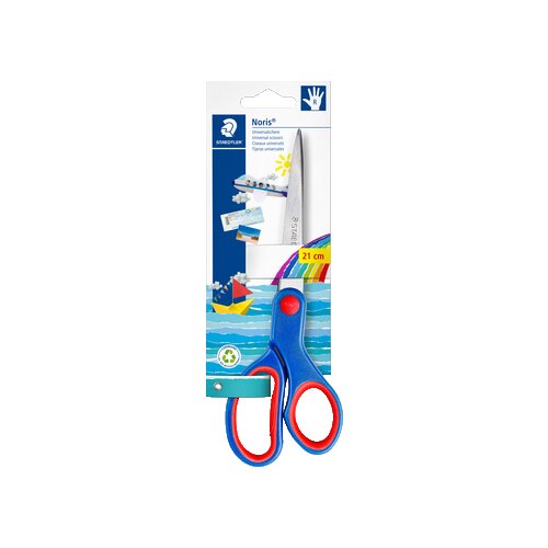 STAEDTLER® Bastelschere Noris asymmetrisch, gerade, Langauge 210 mm Rechtshänder
